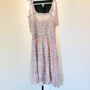 ZESICA Women's Summer Boho Floral Printed Spaghetti Strap Square Neck Ruffle